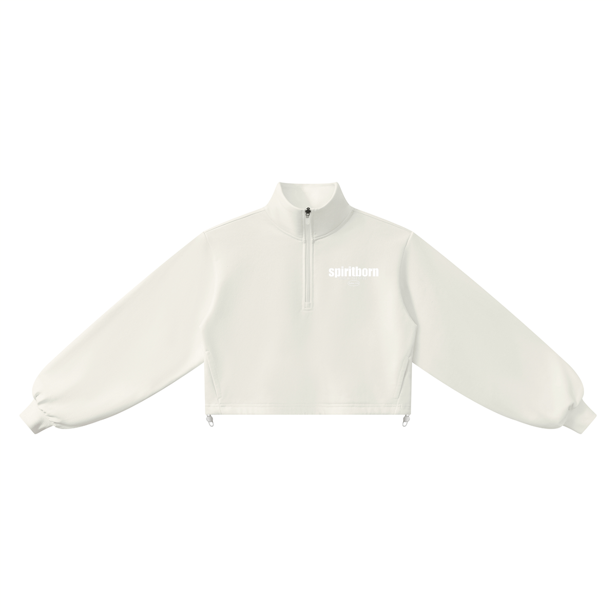 Women’s John 3:8 Mock-Neck Quarter-Zip Sweatshirt