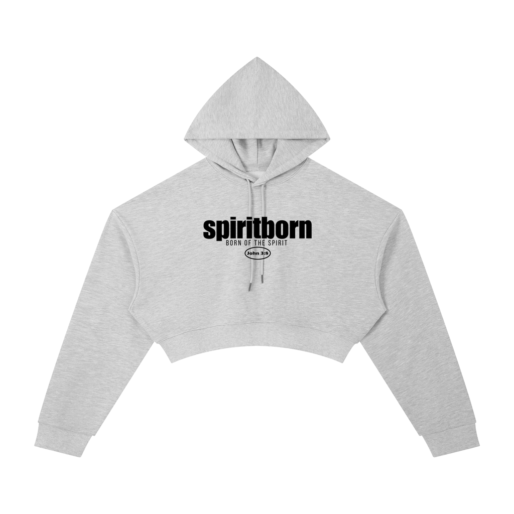 John 3:8 Cropped Hoodie