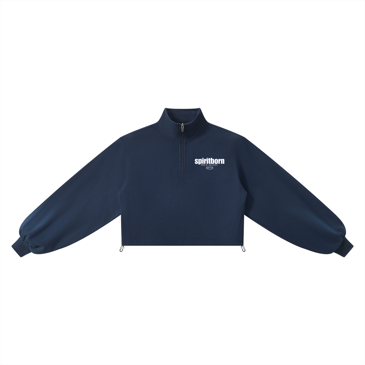 Women’s John 3:8 Mock-Neck Quarter-Zip Sweatshirt