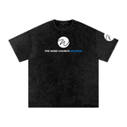 "We Outside" Snow Washed Oversized Cotton T-Shirt