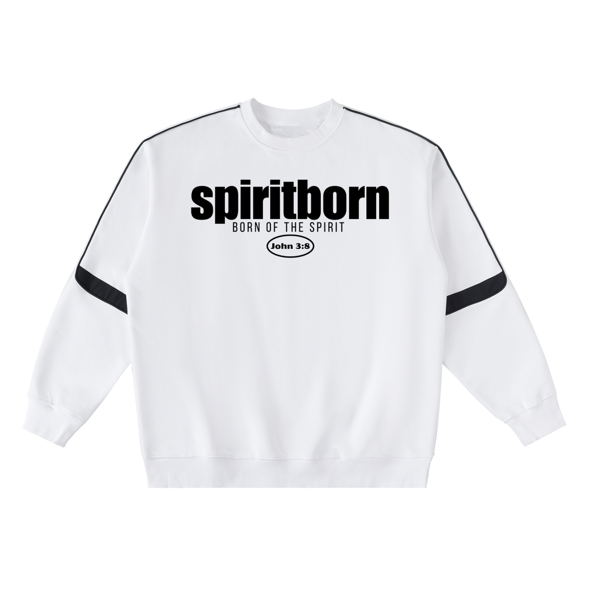 John 3:8 Oversized Crewneck Taped Sweatshirt