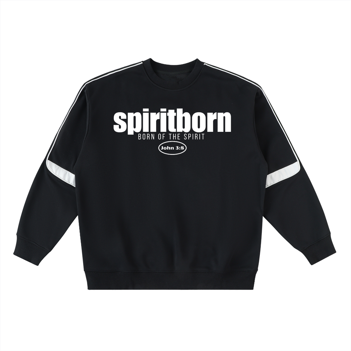 John 3:8 Oversized Crewneck Taped Sweatshirt