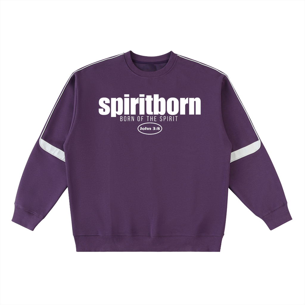 John 3:8 Oversized Crewneck Taped Sweatshirt