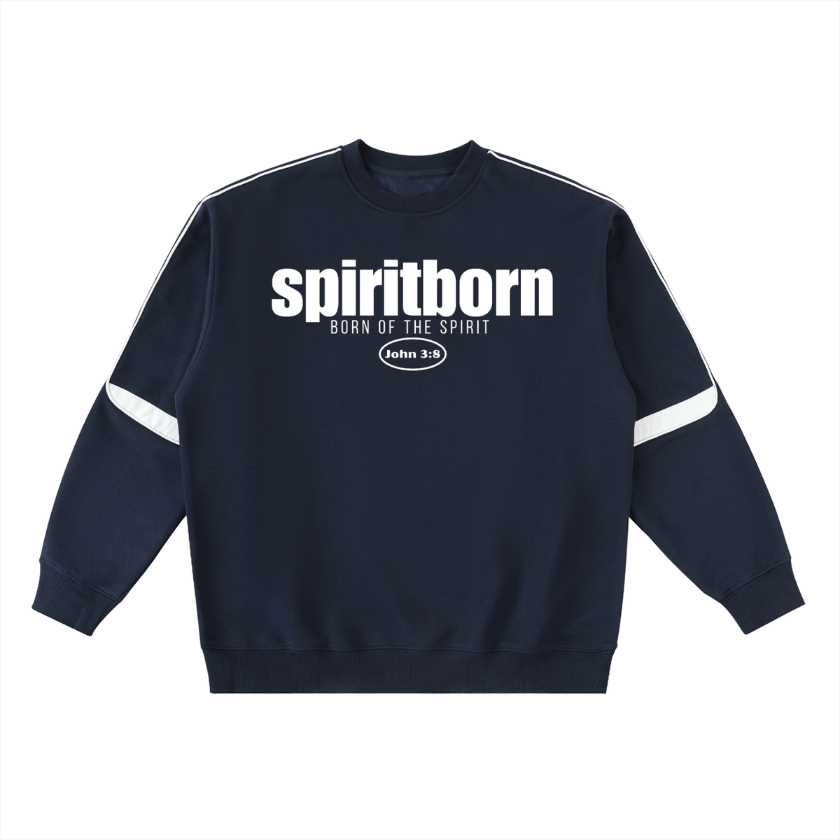 John 3:8 Oversized Crewneck Taped Sweatshirt