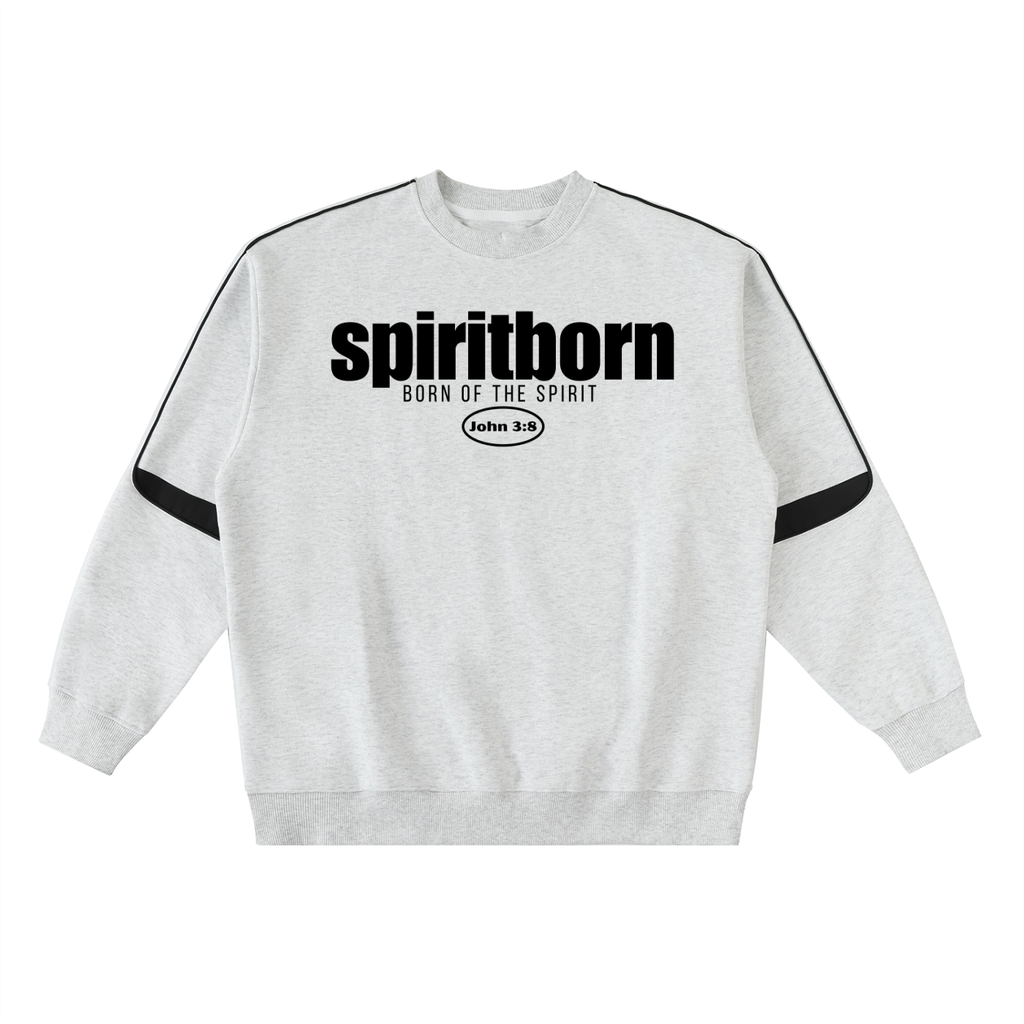 John 3:8 Oversized Crewneck Taped Sweatshirt