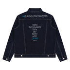 "Walking Encounter" Unisex Vintage Wash Denim Jacket